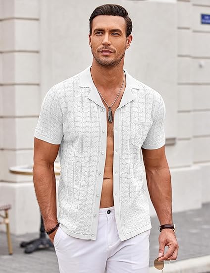 Refined Summer Button Down Knit Polo