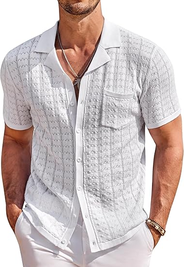 Refined Summer Button Down Knit Polo